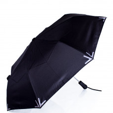 Зонт мужской полуавтомат с фонариком и светоотражающими вставками FARE, серия "Safebrella"