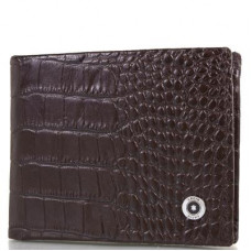 Шкіряний чоловічий гаманець із затискачем для купюр KARYA